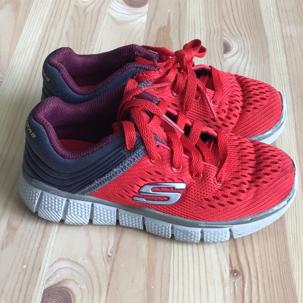 Skechers Kids Red Athletic Shoes
